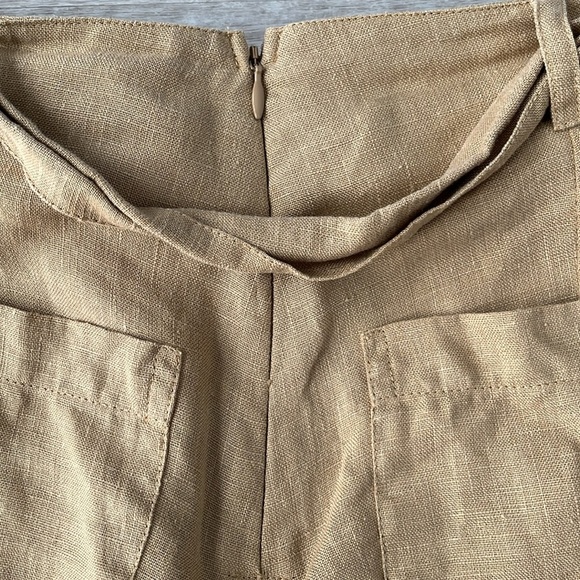 Faithfull The Brand Messina Pants 100% Linen Wide Leg Trousers Women’s M / USA 6 - Picture 8 of 13